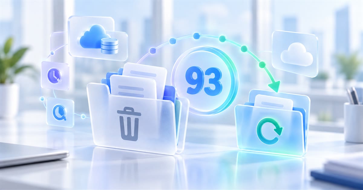 A Folder Disappears: How Long Before It Is Gone for Good?